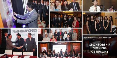 Pertubuhan Arkitek Malaysia Sponsorship Signing Ceremony